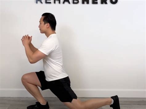 Knees Over Toes Front Lunge — Rehab Hero