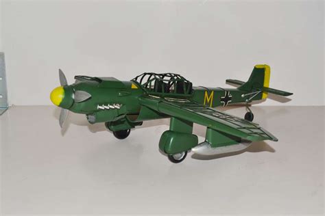 Stuka Junkers Ju 87 Modell Flugzeug Sturzkampfbomber Flugzeugmodell Blechmodell Modellflugzeug