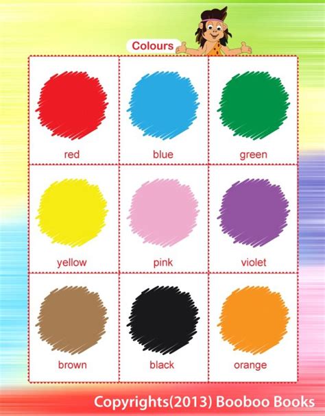 21 Kindergarten Color Wheel Worksheet