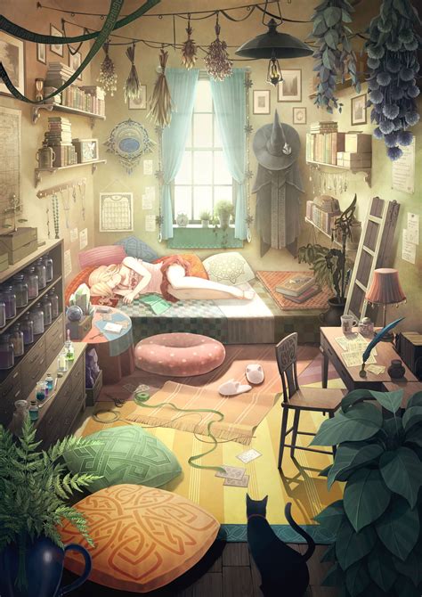 A Magic Students Room Original Rmoescape