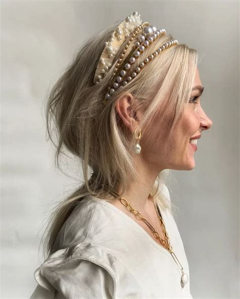 25 Pearl Headbands Headpieces And Hair Accessories Weddingomania