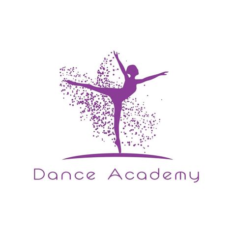 Dance Academy Logo Brand Symbol Design Graphic Minimalistlogo
