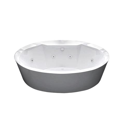 This tub is comparatively smaller than general whirlpool tubs but is nowhere less to them when it comes to performance. Universal Tubs Sunstone 5.7 ft. Whirlpool Tub in White ...