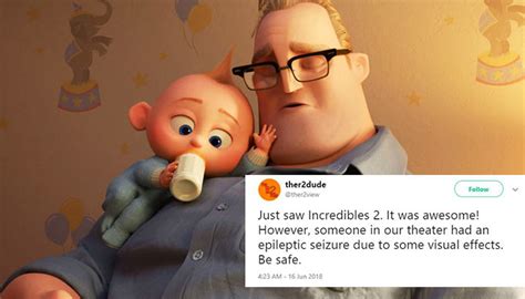 A Scene From Incredibles 2 Is Reportedly Triggering Those Suffering From Epilepsy