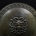 Goddess Athena Shield with Medusa Head and Greek Key, Greek Mythology ...