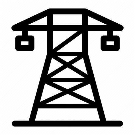 Electric Energy Grid Tower Icon Download On Iconfinder