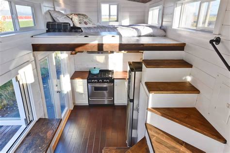 Custom Mobile Tiny House With Large Kitchen And Two Lofts Idesignarch