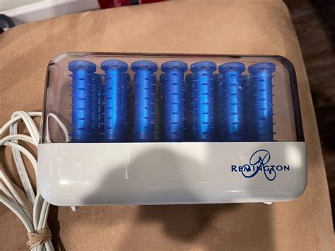 Remington Blue Tight Curls H 21SP Hot Rollers Curlers Wax Core NO CLIPS