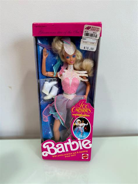ice capades 50th anniversary barbie doll 7365 nrfb 1989 mattel inc etsy