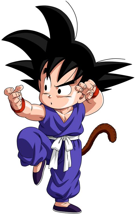 Kid Goku Gt Version Transparent Background Png Clipar