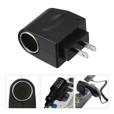 Car Cigarette Lighter Converter Plug Adapter 110v 240v Ac Wall Power To