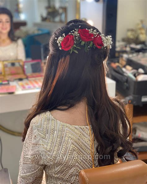 Flower Affair Latest Asian Party Wedding Hairstyles 2