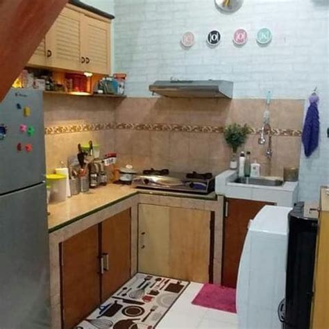 gambar desain dapur memanjang minimalis  rumah sempit desainer