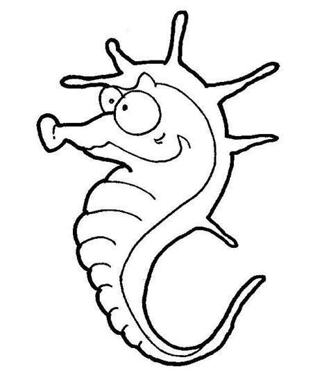 What can you do with free animal coloring pages? 40+ Seahorse Shape Templates, Crafts & Colouring Pages ...