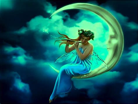 Magical Moon Fairy Fantasy Wallpaper 42687273 Fanpop