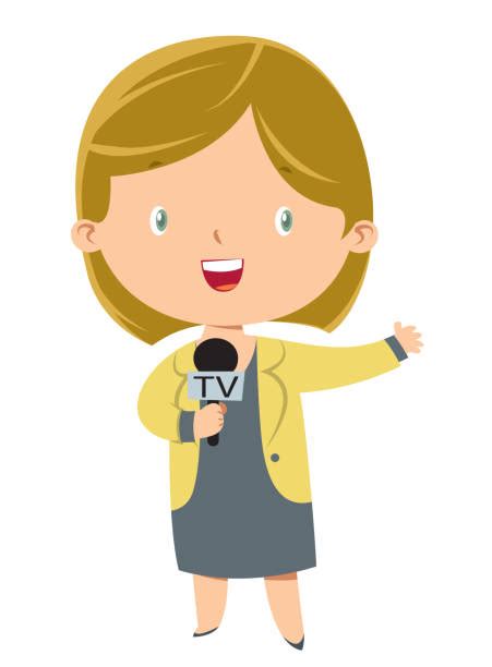 Young Reporter Illustrations Royalty Free Vector Graphics And Clip Art