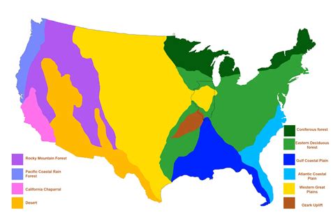 Maps Usa Map Biomes Sexiz Pix