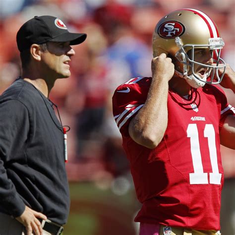 Harbaugh 49ers Will Not Let Alex Smith Decide His Own Fate This Offseason News Scores