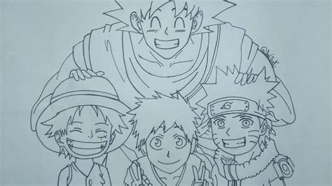 Naruto Vs Goku Vs Ichigo Vs Luffy Free Colouring Pages Hot Sex Picture