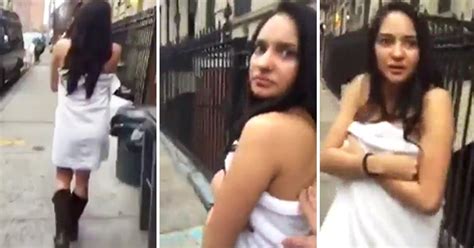 Man Forces His Cheating Girlfriend To Walk Around New York In Just A