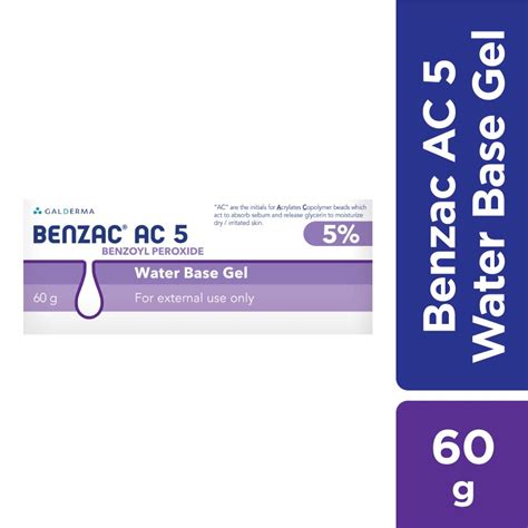 Benzac Moderate Acne Gel 5 60g Watsons Malaysia