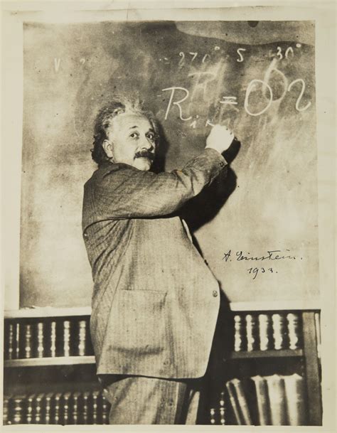 Einstein Albert An Exceptional Signed Photograph Of Einstein At