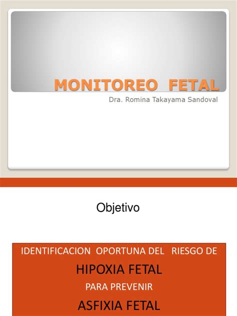 Monitoreo Fetal Pdf Parto Especialidades Medicas