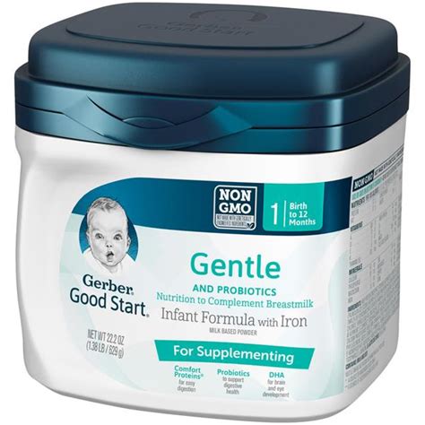 Gerber Good Start Gentle For Supplementing Power Infant Formula With