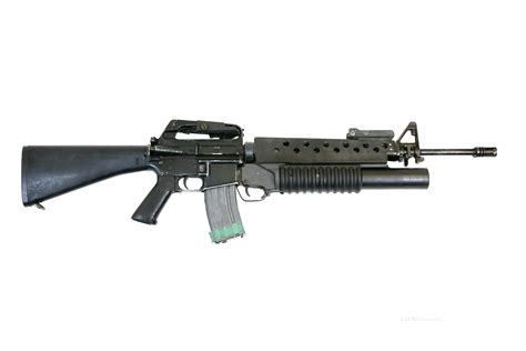 Deactivated M16a1 Assault Rifle M203 Launcher Sn 39803856