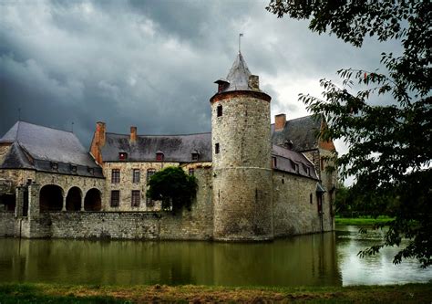 Wallpaper Building Reflection Sky River History France Chateau