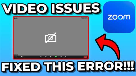 How To Fix Camera Issues On Zoom 2023 Youtube