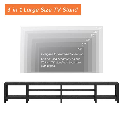 Tv Stand For 100 Inch Tv Entertainment Center Wood Tv Console Table For