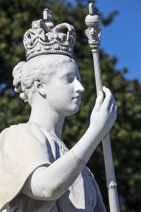 Queen Victoria Statue In Kensington Gardens Editorial Stock Photo