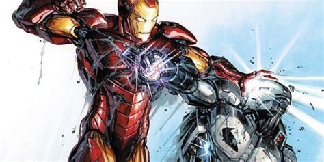 Iron Man Forces The Punisher To Give Up The War Machine Suit