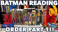 Batman Reading Order Part 1 | 1987 - 1998 | - YouTube