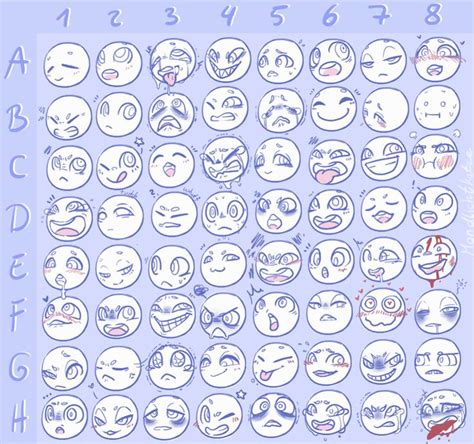 Expression Challenge By Mondlichtkatze On Deviantart Drawing