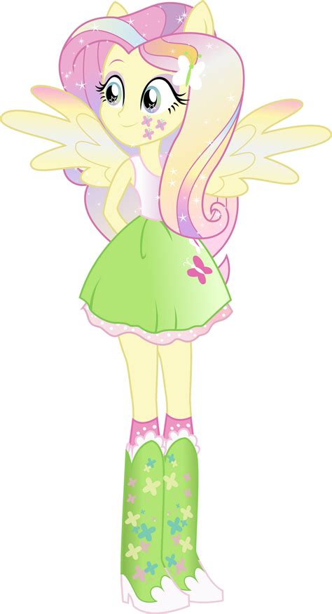 Equestria Girls Fluttershy Rainbowfied By Theshadowstone On Deviantart