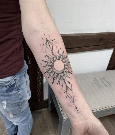 Hot Sun And Moon Tattoos Ideas Inspiration Guide