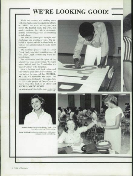 Explore 1981 Deep Creek High School Yearbook Chesapeake Va Classmates