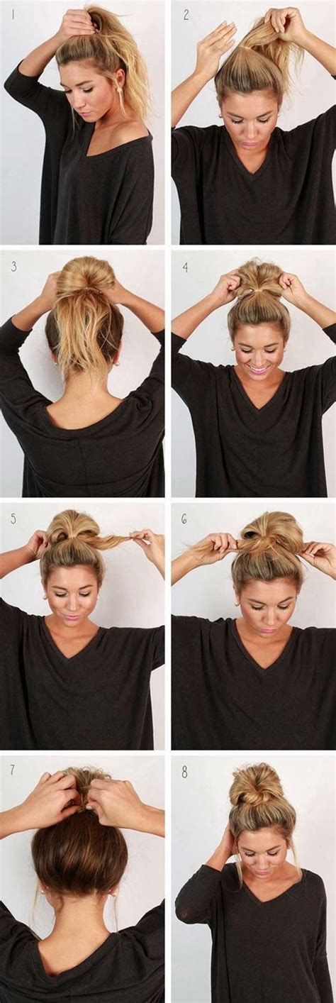 30 Perfect Messy Bun Hairstyles For Long Hair Tutorials Easy