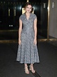 Emma Nelson in a Gray Floral Dress Arrives at Today Show in New York ...
