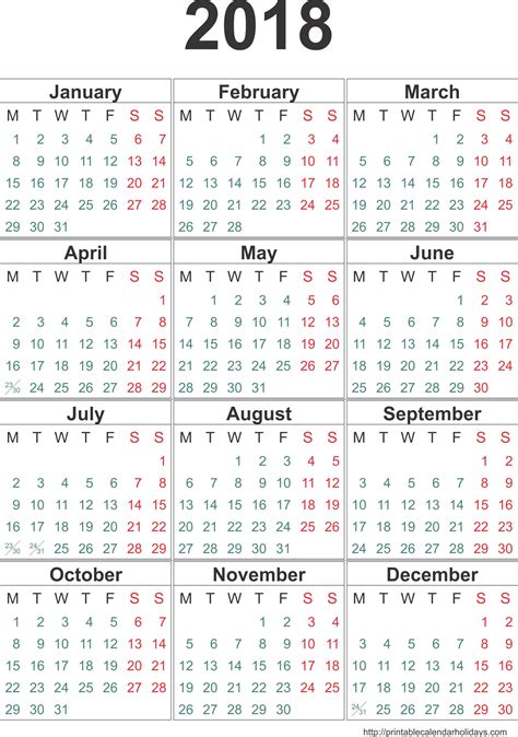 Unique Printable Yearly Calendars Free Printable Calendar Monthly