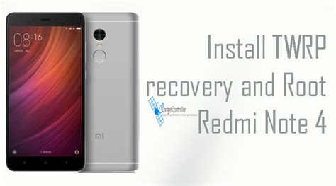 It is a part of xiaomi's budget redmi smartphone lineup. How to Root and install TWRP recovery on Redmi Note 4 ...