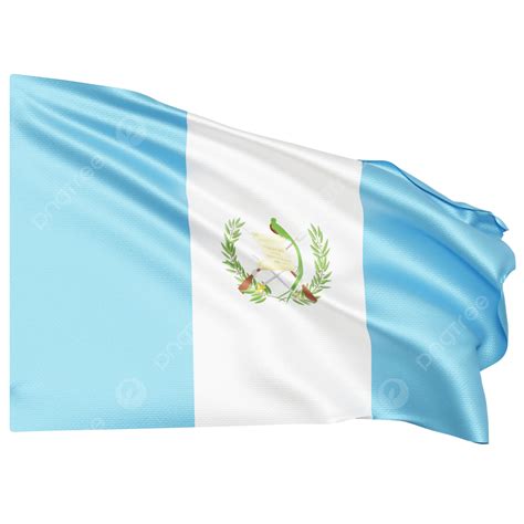 Guatemala Flag Waving Guatemala Flag With Pole Guatemala Flag Waving