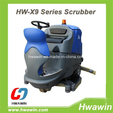 Powerful Automatic Ride On Floor Cleaning Scrubber Machine China