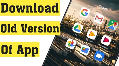 How To Download Older Version Of App In Android Mobile And Ios 2020 Youtube