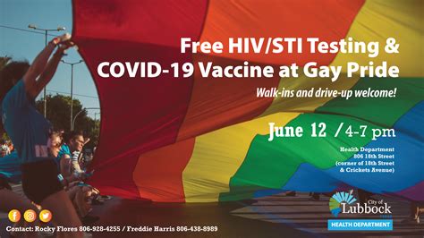Free Hivsti Testing Covid 19 Vaccine To Lgbtq Community During