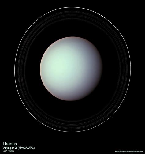 Uranus From Voyager 2 2311986 Credit Nasa Jpl Dan Flickr