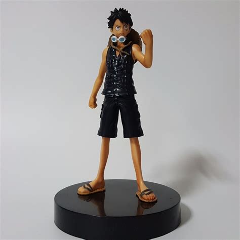 One Piece Action Figure Luffy Pvc Figure Toy 18cm One Piece Gold Anime