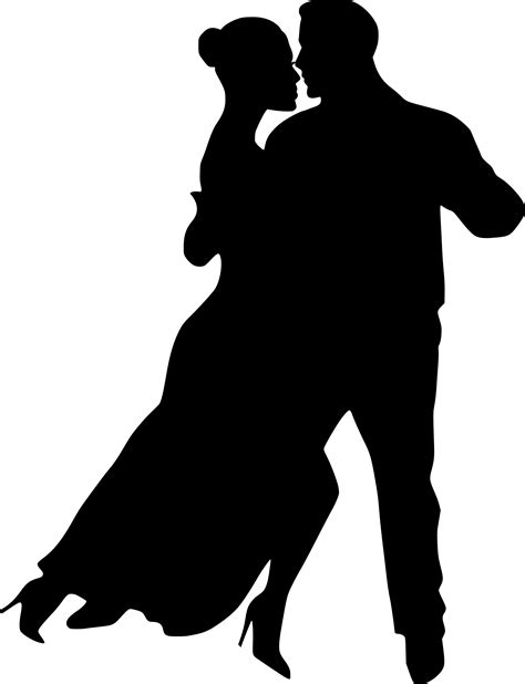 Couple Silhouette Dancing At Getdrawings Free Download